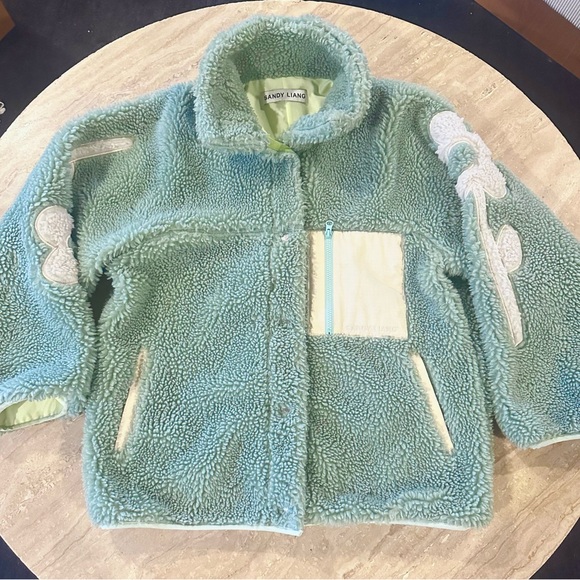 Sandy Liang Delfine Fleece Jacket - Picture 6 of 8